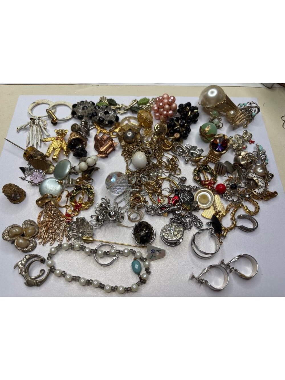 Large Vintage/Modern Craft Lot: Broken, Singles, Odd Pieces, Other | Craft Only